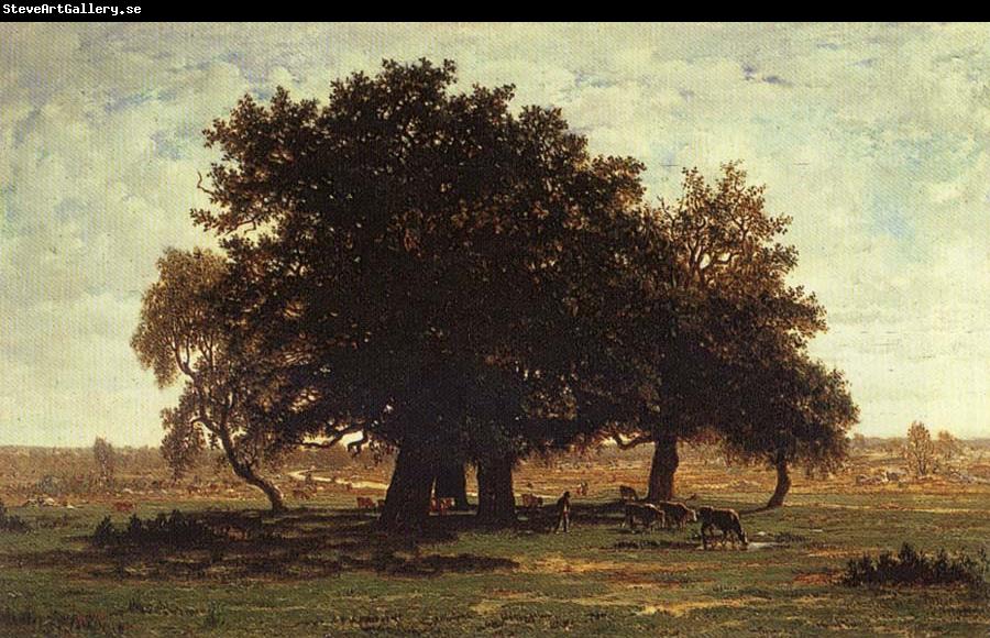 Theodore Roussel Oak Trees near Apremont